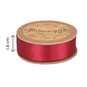 Wine Double-Faced Satin Ribbon 18mm x 5m image number 4