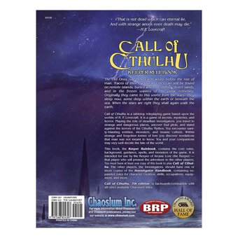 Call of Cthulhu Keeper Rulebook 7th Edition