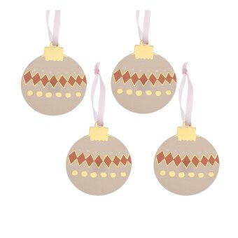 Bauble Gift Tags 4 Pack 