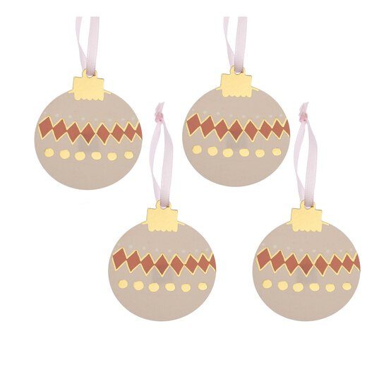 Bauble Gift Tags 4 Pack  image number 1