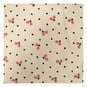 Cream Cherries Polycotton Print Fabric by the Metre image number 2