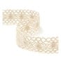 Cream Cotton Lace Ribbon 30mm x 5m image number 1