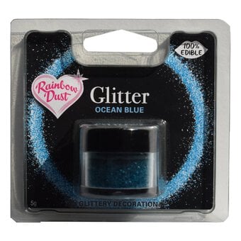 Rainbow Dust Ocean Blue Edible Glitter 5g image number 2
