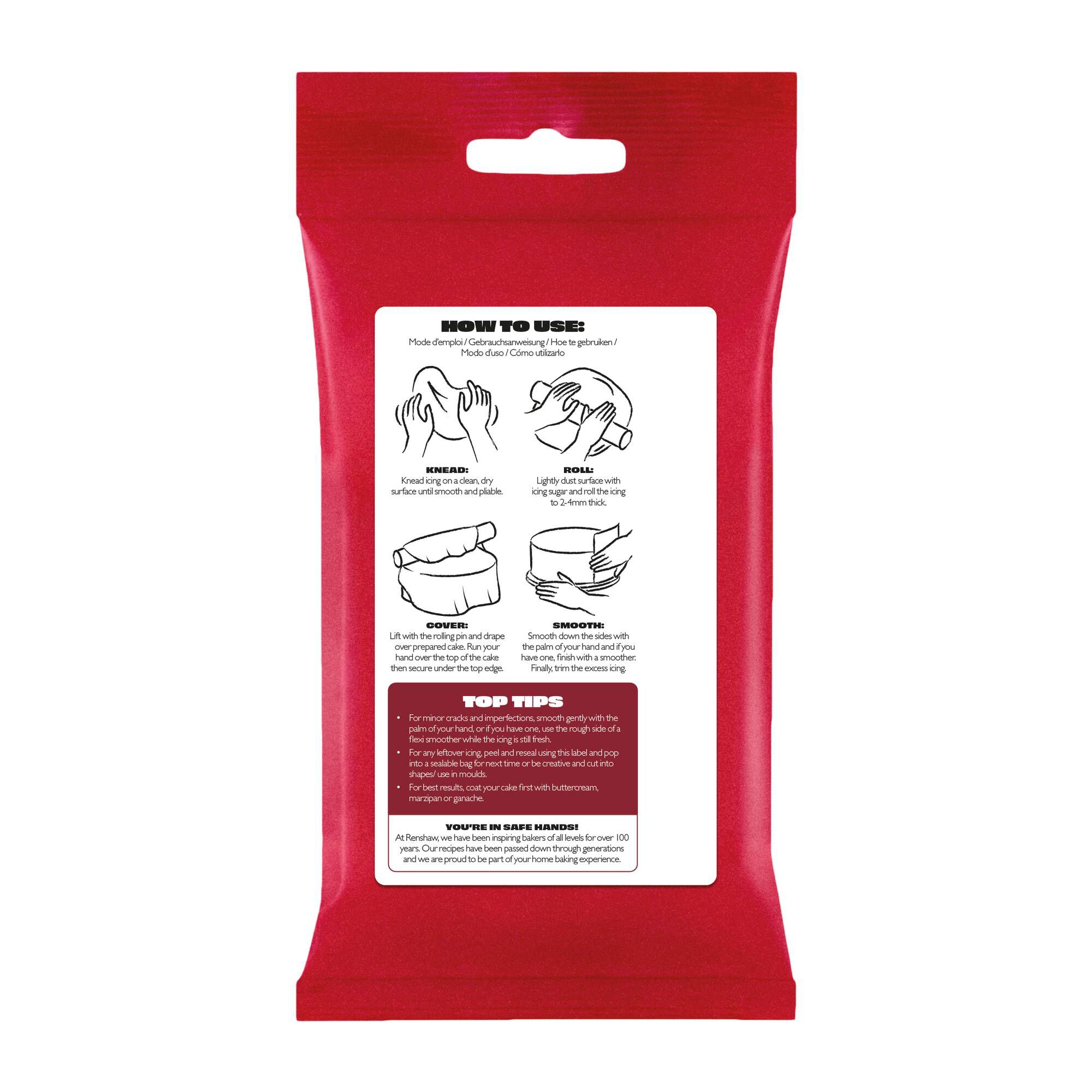 Renshaw Ready To Roll Ruby Red Icing 250g | Hobbycraft