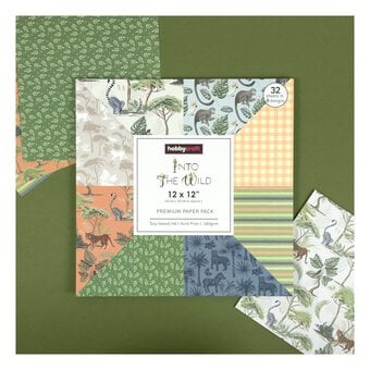 Into The Wild 12 x 12 Inches Paper Pack 32 Sheets