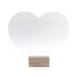 Clear Heart Acrylic Table Sign 18cm image number 3