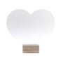 Clear Heart Acrylic Table Sign 18cm image number 3