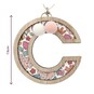 Hanging Wooden Letter C 7.5cm  image number 3