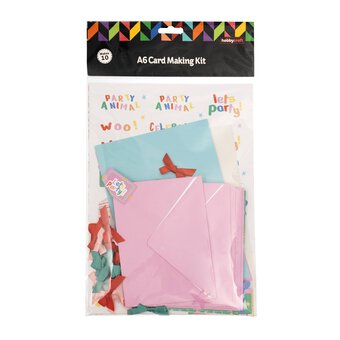 Let's Party Card Making Kit A6 10 Pack