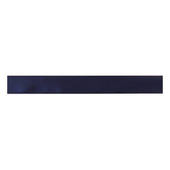 Trimits Navy Double-Faced Satin Ribbon by the Metre 10mm
