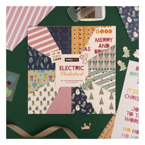 Electric Wonderland 12 x 12 Inches Paper Pad 24 Sheets image number 2