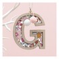 Hanging Wooden Letter G 7.5cm image number 1