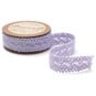 Lilac Cotton Lace Ribbon 18mm x 5m image number 3
