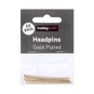 Gold Plated Ball Headpins 10 Pack image number 1