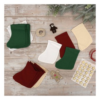 Advent Stockings 24 Pack