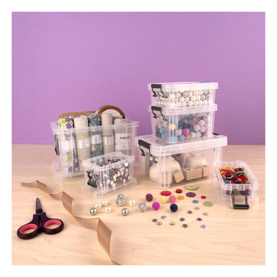 Whitefurze Allstore 1.7 Litre Clear Storage Box image number 5