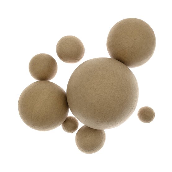 Assorted Mache Balls 8 Pack image number 1