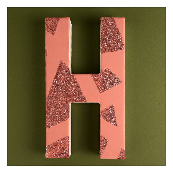 Mache Letter H 20cm image number 2