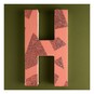 Mache Letter H 20cm image number 2