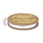 White Double-Faced Satin Ribbon 6mm x 5m image number 4