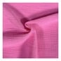 Bright Pink Double Gauze Fabric by the Metre image number 1
