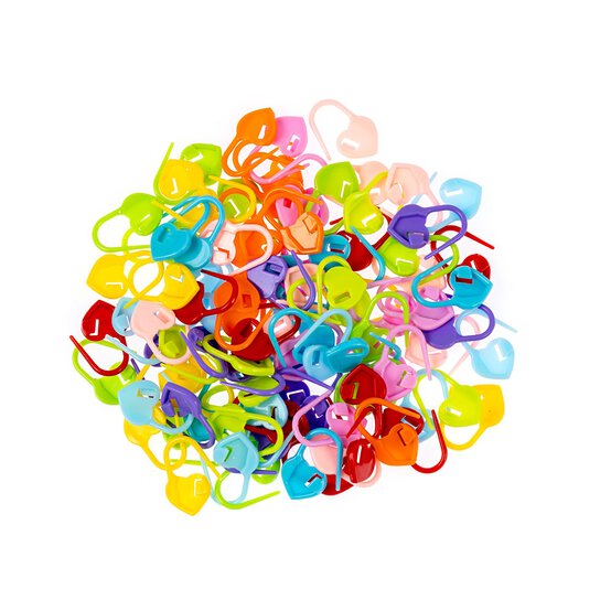 Heart Stitch Markers 100 Pack  image number 3