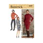 Butterick Women's Dress and Top Sewing Pattern B6858 (Y XSM-MED) image number 1