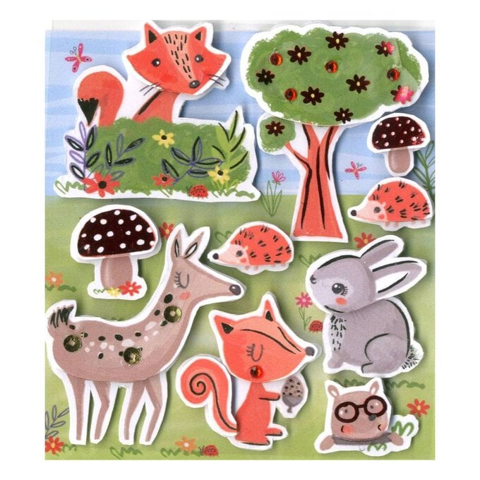 Express Yourself Forest Friends Card Toppers 10 Pieces image number 1