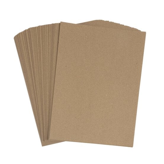 Kraft Card A4 100 Pack image number 3