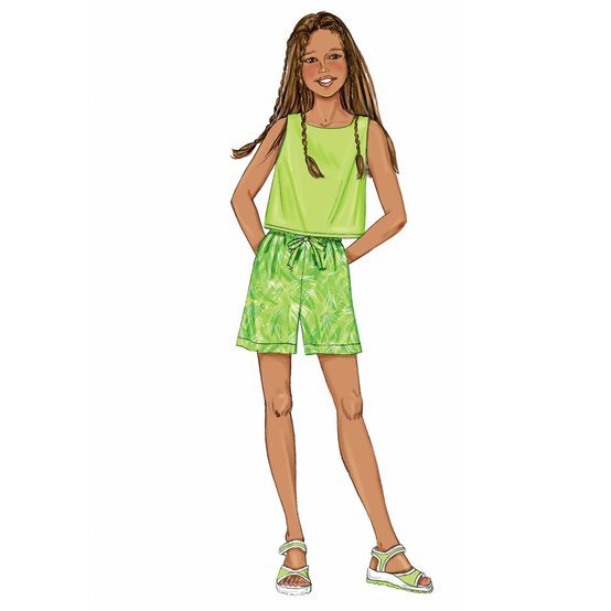 Butterick Girls’ Separates Sewing Pattern 3860 (7-14) image number 3