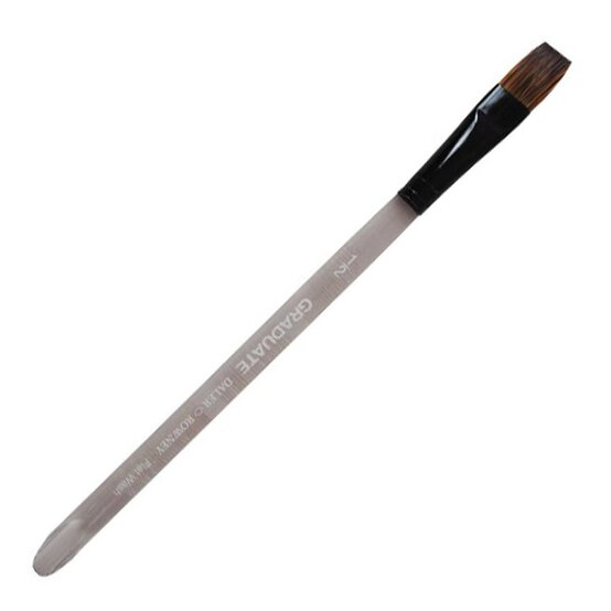 Daler-Rowney Pony & Synthetic Flat Wash Graduate Brush Grey image number 1