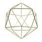 Gold Hexagon Wire Frame 18cm image number 1
