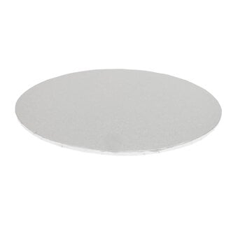 Silver Round Double Thick Card Cake Board 12 Inches