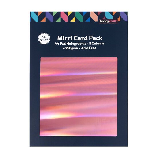 Holographic Mirri Card A4 16 Pack image number 4
