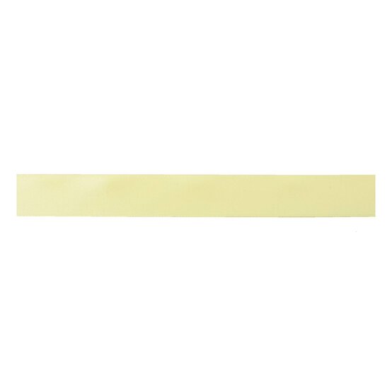 Trimits Light Yellow Double-Faced Satin Ribbon by the Metre 15mm image number 2