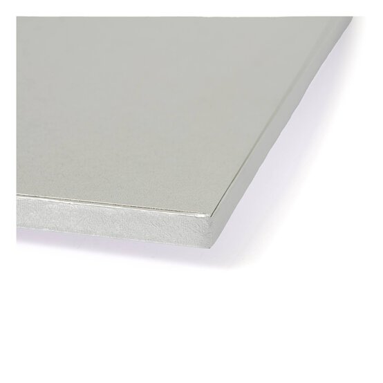 Silver Square Cake Drum 12 Inches image number 3