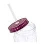 Strawberry Glass Drinking Jar with a Straw image number 3