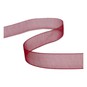 Wine Organdie Ribbon 12mm x 6m image number 1