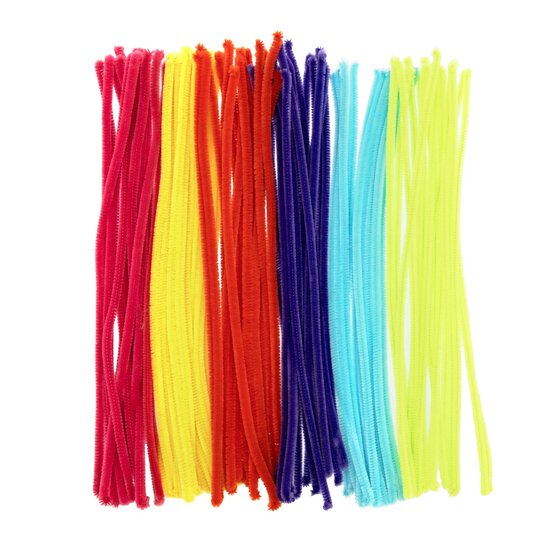 Neon Pipe Cleaners 100 Pack image number 1