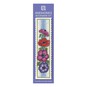 Textile Heritage Anemones Cross Stitch Bookmark Kit image number 1