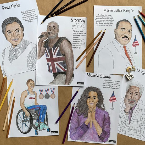 FREE Black History Month Colouring Sheet Download image number 1