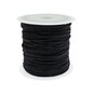 Black Cotton Cord 1mm x 40m  image number 1