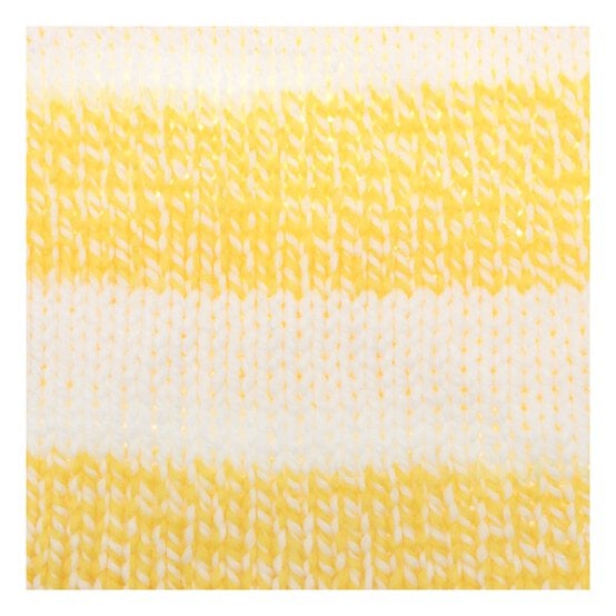Knitcraft Yellow White Stripe Dream 150g image number 2