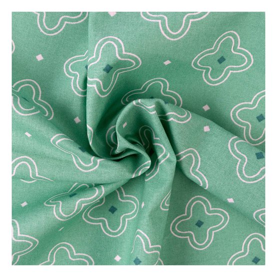Green Cross Single Cotton Fat Quarter image number 2