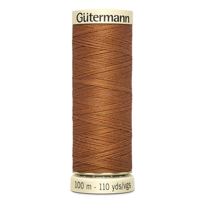Gutermann Brown Sew All Thread 100m (448) image number 1