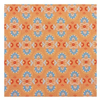 Island Haven Blazing Breeze Cotton Fabric by the Metre