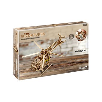 Revell Tiny Adventures Helicopter Wooden Model Kit