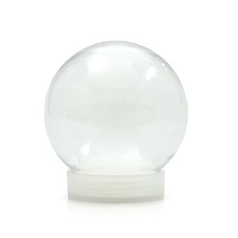 Fillable Plastic Snow Globe
