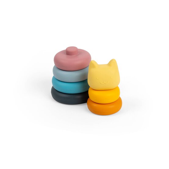 Bigjigs Silicone Stacking Cat image number 7