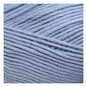Knitcraft Light Blue Cotton Blend Plain DK Yarn 100g image number 2